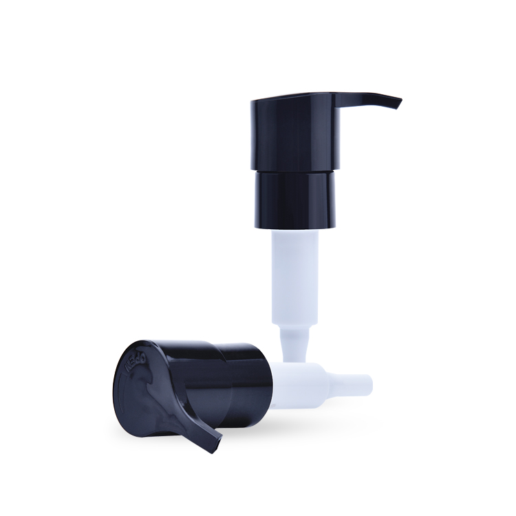 Dispensador de plástico preto personalizado 24/410 bomba de tratamento de óleo de base cosmética para o corpo para os olhos