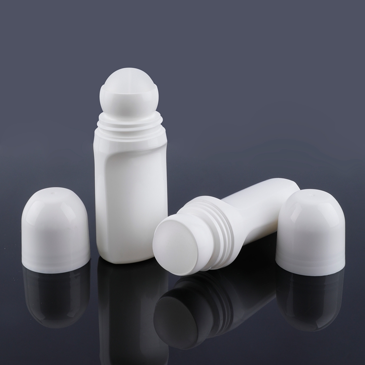 Aplicador de recipiente de desodorante branco de boa qualidade 120 ml vazio rolo de plástico em garrafa vazia 