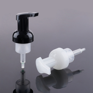Cor personalizada moderna 40/400 dispensador de sabonete DIY bomba manual espumante preta