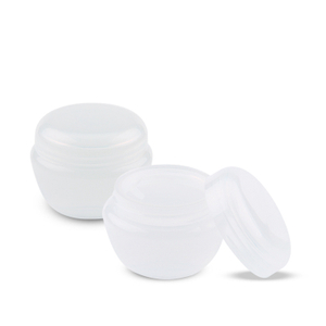 Frasco cosmético plástico 10g 20g 30g Pp com tampas de rosca Personalizar logotipo
