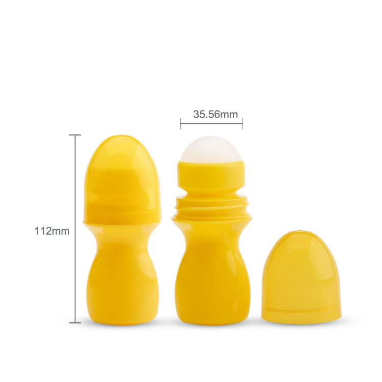 Plástico 45ml Óleos Essenciais Rolo Pequeno em Frascos Vazios de Perfume