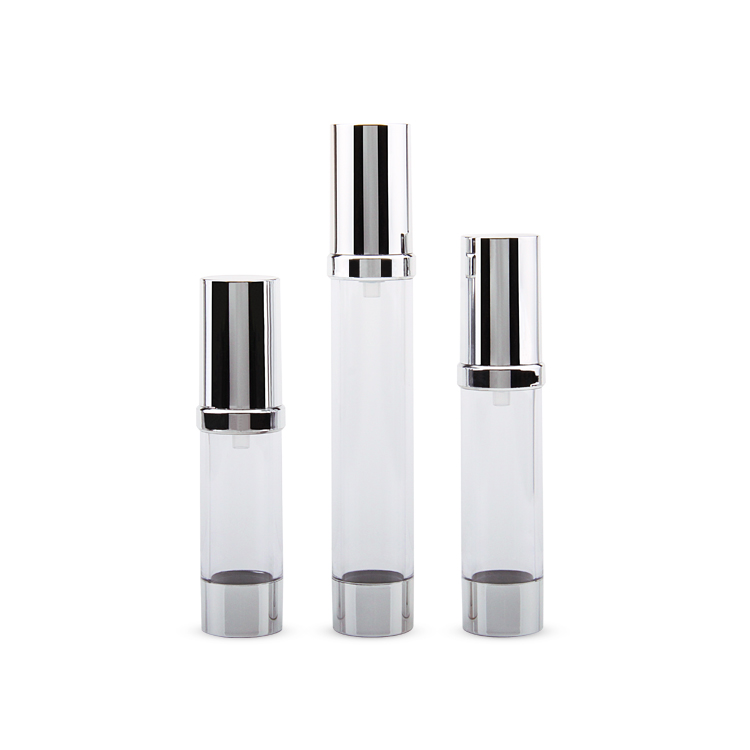 Embalagem de cosméticos de design mais recente personalizado embalagem cosmética como pp pe 15/20/30 ml frasco de bomba de loção sem ar para cuidados com a pele
