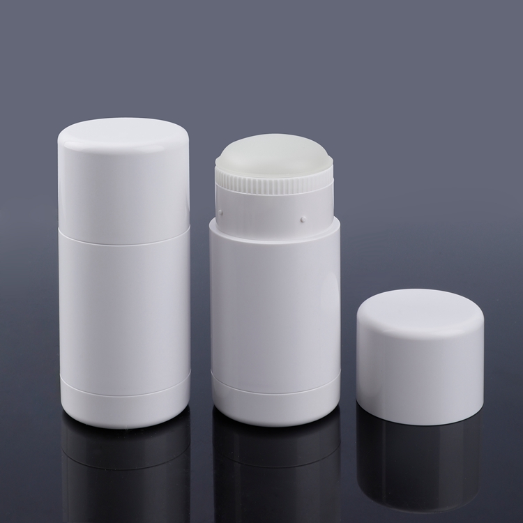 50g 75g Embalagem twist up embalagem de desodorante recarregável frasco de desodorante de perfume sólido personalizado