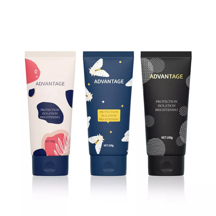 Atacado Luxo Cor Personalizada Plástico Vazio Multifuncional Hangzhou Flexo Recipientes Impressão Ecológica Tubo Plano Cosmético