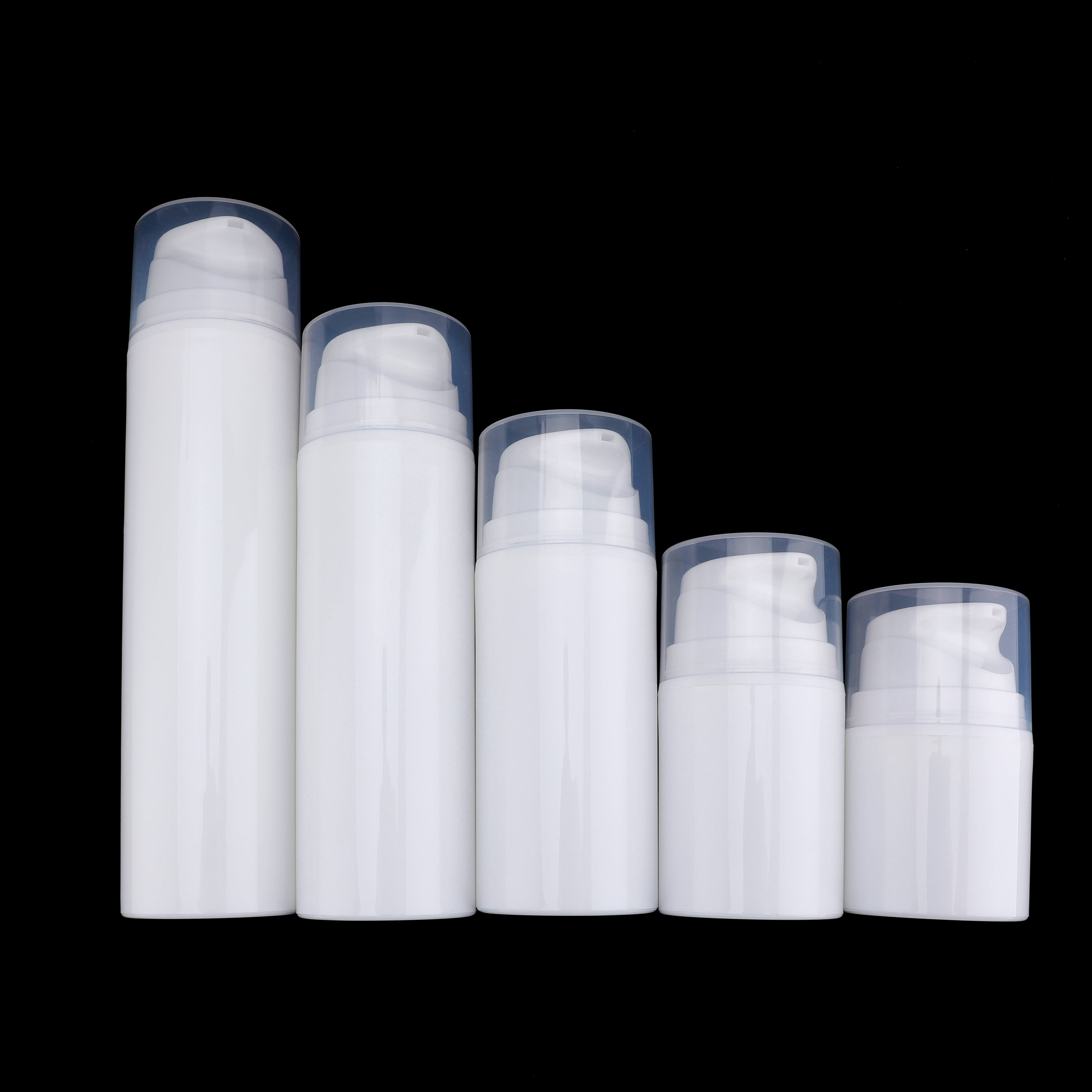 Recarregável Eco 30ml 50ml 75ml Moisturizer Garrafa Cosmética Redondo Airless Garrafa 